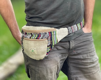 Freak Scene Gürteltasche 'Buddy' – Grün-oliv Mit Silbernem Klettverschluss, Verstellbar 92–125 Cm