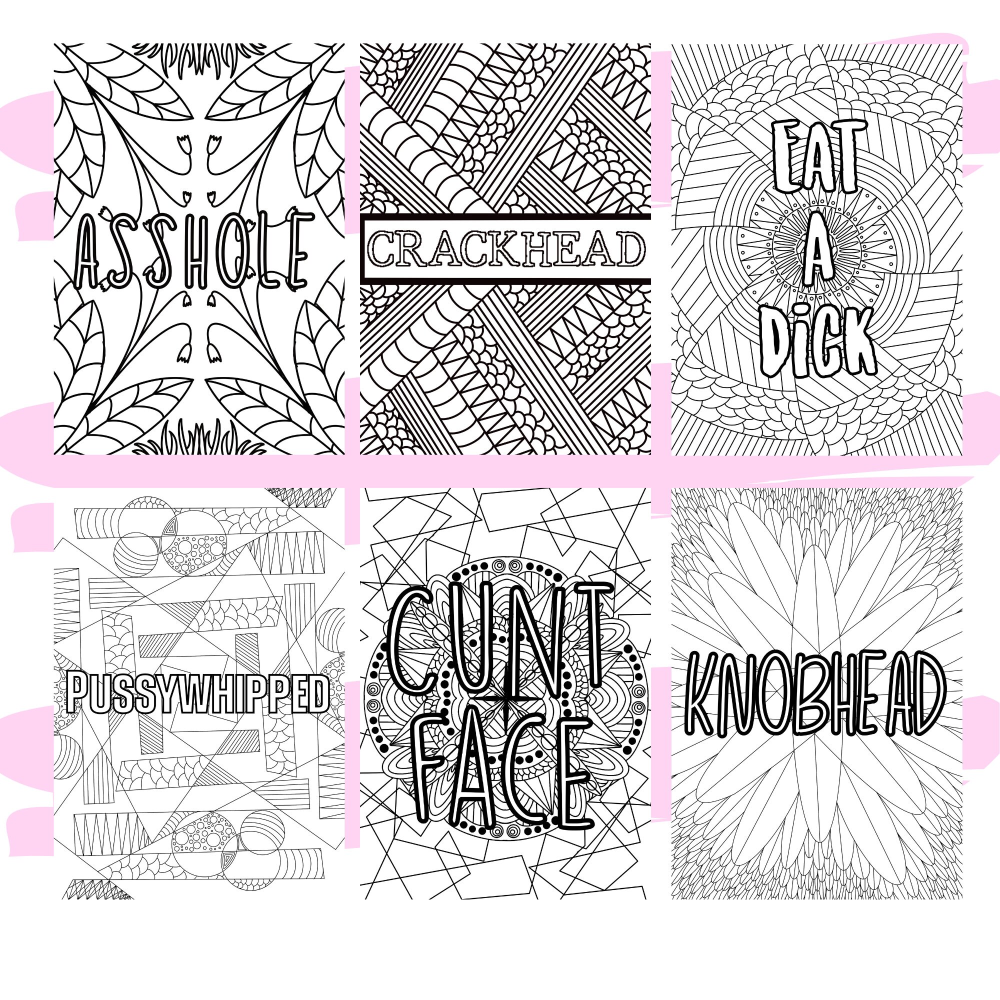 Curse Word Colouring Book Swearing Book Adult Colouring Book Perfect