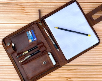essay plan template printable Leather portfolio, Leather zippered portfolio, leather paper organiser, A4 leather document holder, leather notebook folio, personlaized