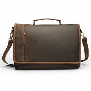 sac messager en cuir, grande sacoche en cuir cartable, sac à bandoulière, sac pour ordinateur portable en cuir personnalisé, cadeaux de Noël pour lui,