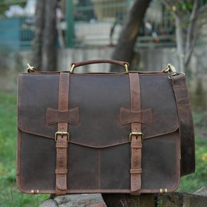 Sac messager en cuir pour homme, cartable en cuir pour homme, sac messager personnalisé pour ordinateur portable, sacoche en cuir pour ordinateur portable, sac à bandoulière, sac en cuir vintage