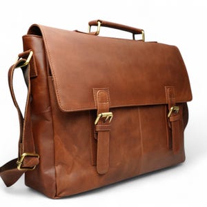 Leather laptop bag Tan messenger bag leather bag personalized leather crossbody bag leather briefcase christmas gift for him Tan Satchel bag