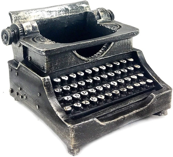 Retro/Shabby Chic/Vintage Typewriter Pencil Holder For Desk/Desk Organizer 