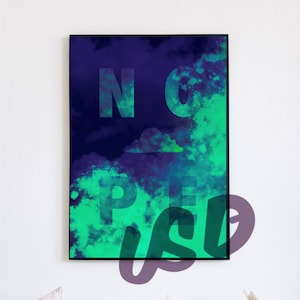 Nope Print | A4 250gsm Silk Matt | Funny Wall Art | Home Decor | Office Decor
