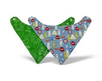 Baby Dribble Bibs,Fun,Colourful,Bright,Absorbent