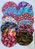 Bike Seat Covers, Showerproof Great for Birthdays and Pride Month! Rainbow,Bees,Cats,Hawaiian,Camo,Flowers,British Flag,Blocks, llamas