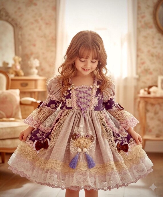 purple heirloom dress Girls Heirloom dress Lace & Smocked Southern Dresses Boys Heirloom