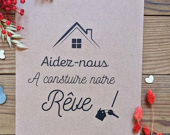 Affiche urne maison