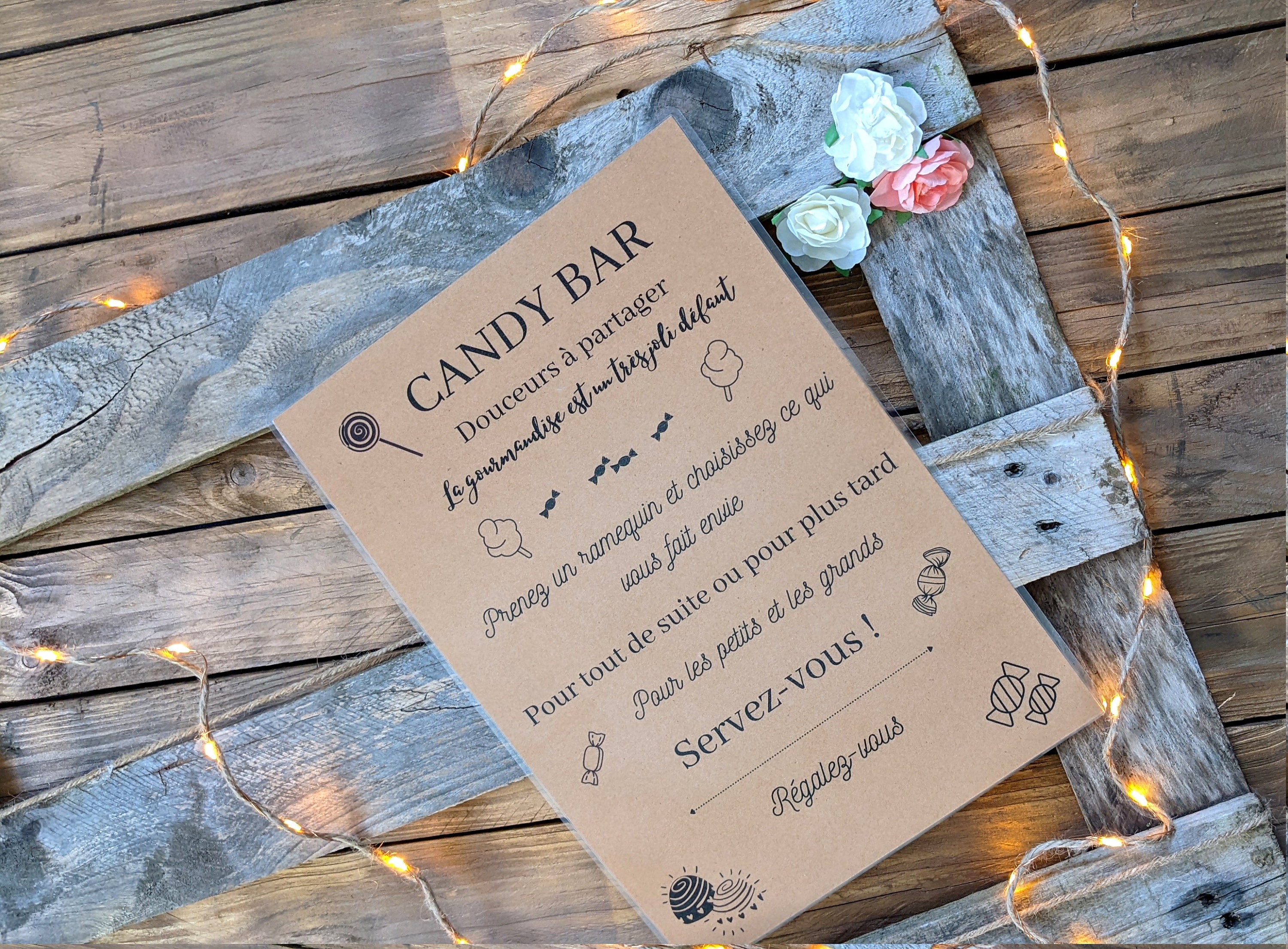Affiche candy bar - Etsy France