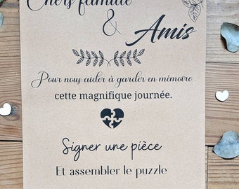 Livre d'or puzzle