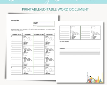 Cleaning Company Checklist