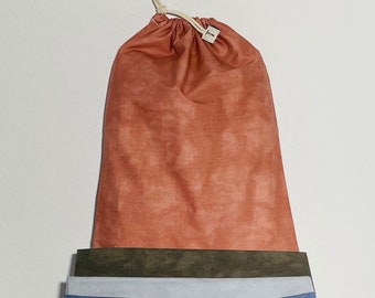 Allzweckbeutel 36x29cm mit Baumwollkordel Uni, auch als Wäschesäckchen oder Geschenkebeutel