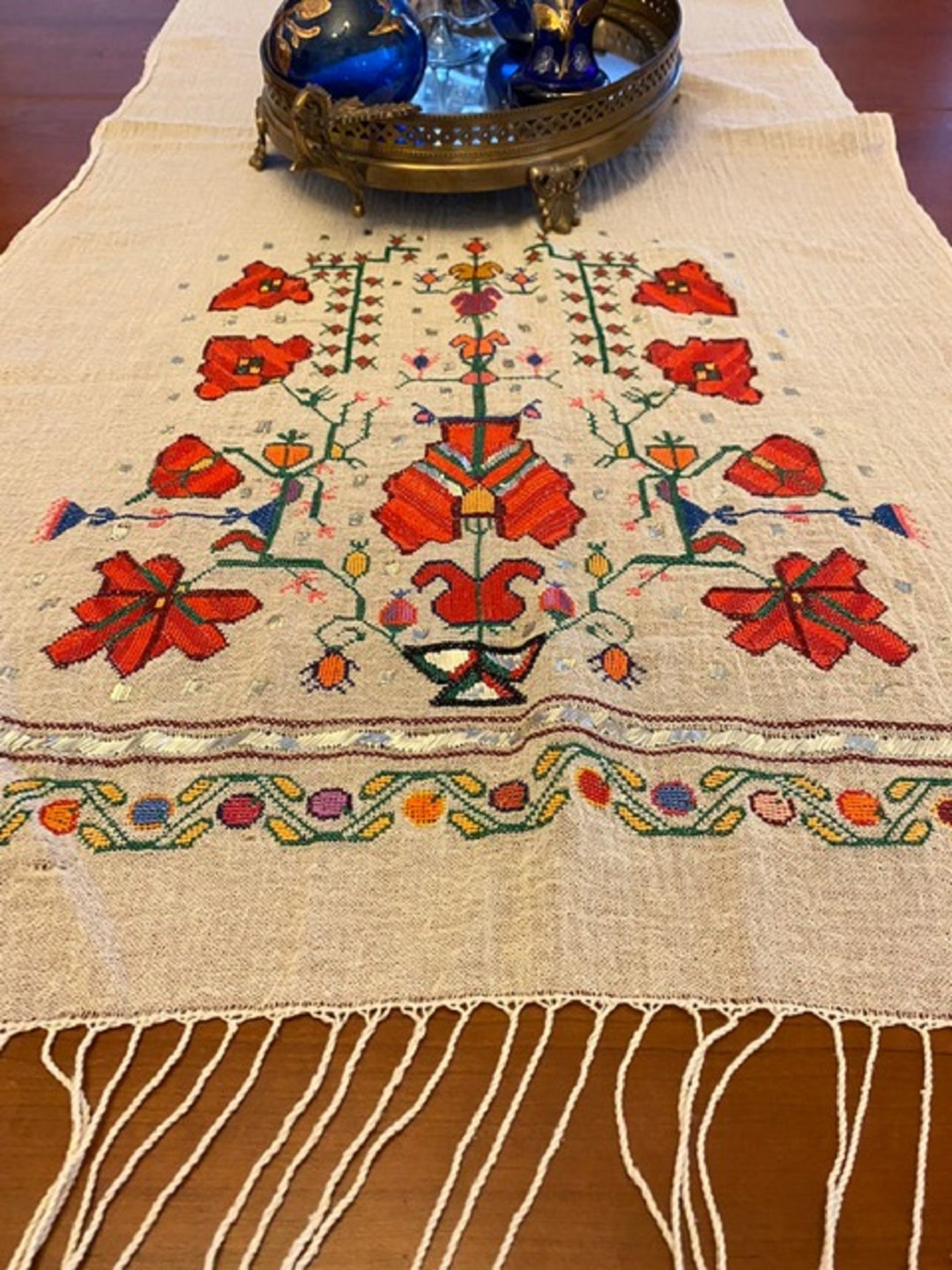 Hand Woven Table Linens Custom Table Linens Handmade Natural Etsy