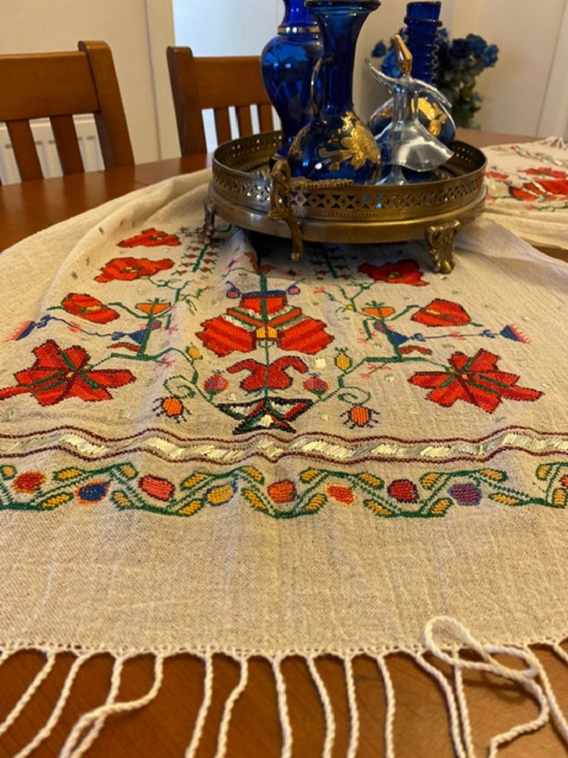 Hand Woven Table Linens Custom Table Linens Handmade Natural Etsy