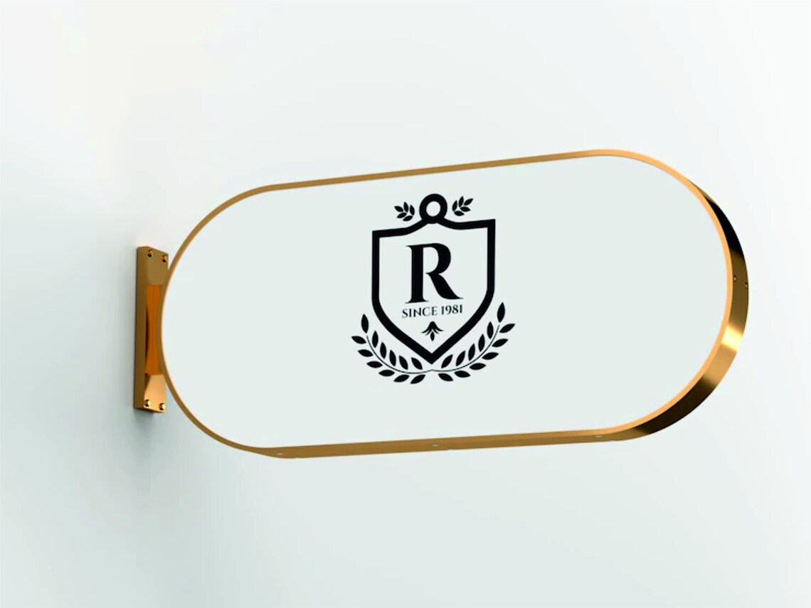 Luxury Store Front Sign Boutique Sign Shop Sign Blade Sign Etsy