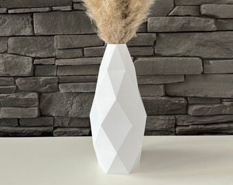B-Ware - Bodenvase - Home Decor - Trockenblumen Vase - nachhaltiges Geschenk - 3D Druck - große Vase - Wohnzimmer Deko