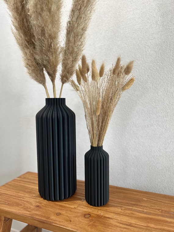 Design Bodenvase / Home Decor / Trockenblumen Dekoration / Pampasgras Vase / nachhaltiges Geschenk / 3D Druck 