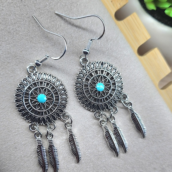 Boucles d'oreilles attrape-rêves