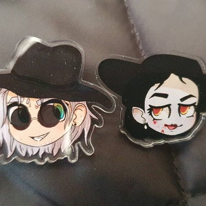 DISCONTINUED Resident Evil Village 35mm acrylic chibi collectible pins