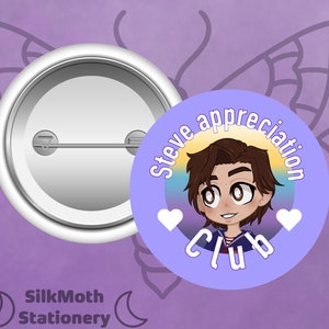 58MM Steve Harrington Appreciation Club  Button