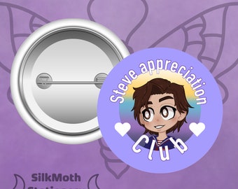 58MM Steve Harrington Appreciation Club  Button