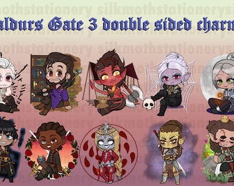 Baldurs gate 3 2.5 inch charms