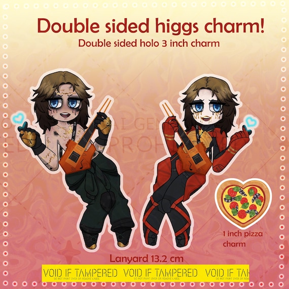 Death Stranding Higgs Lanyard + Charm 3inch Double Sided - Etsy