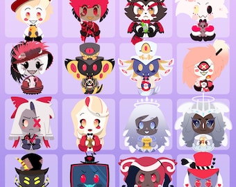 HAZBIN HOTEL- 2.5 inch charms