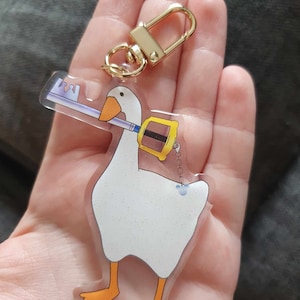 Keyblade Goose glitter charm