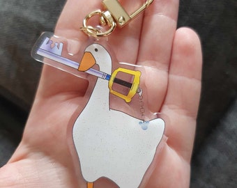 Keyblade Goose glitter charm
