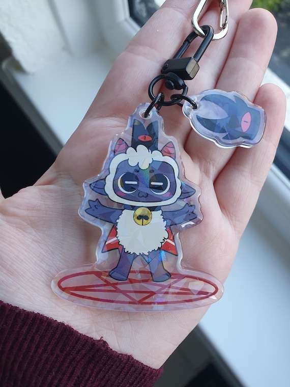 Cult of the lamb Lambert  lanyard charm 2.5inch