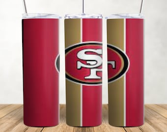 Kubek San Francisco 49ers: spersonalizowany prezent dla fana o pojemności 20 uncji