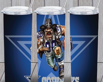 Custom Dallas Cowboys 20oz Tumbler: Insulated Fan Gift