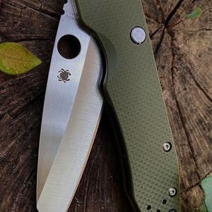 Spyderco Smock G10 OD Green Scales (No Knife)