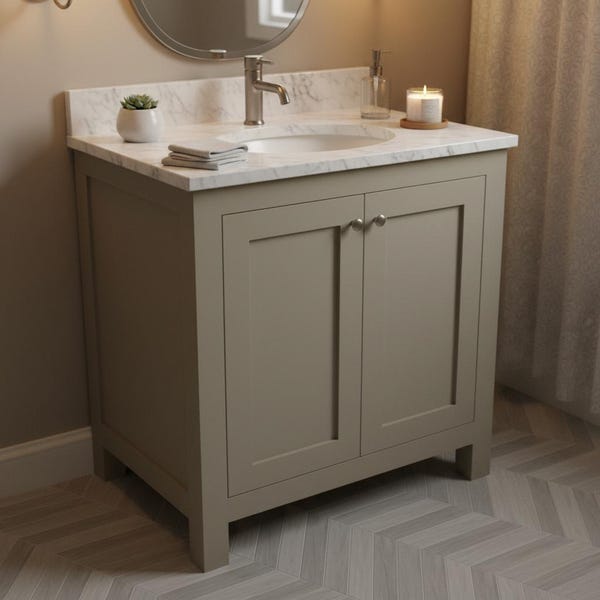 DIY Shaker Bathroom Vanity Plans – Woodworking Cut List & Assembly Guide (Digital Download)