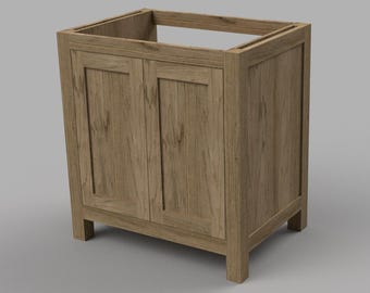 DIY bathroom vanity - Cutlist only - 780mm wide