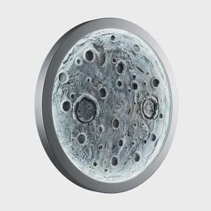 3D Moon Crater LED Wall Decor – Cosmic Night Light for Space Lovers image 4