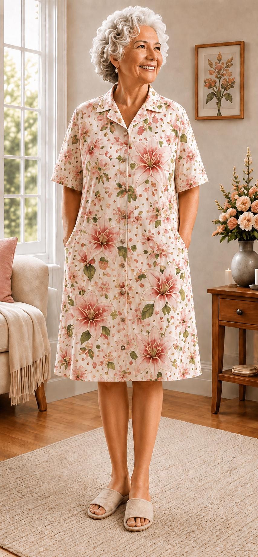 short dressing gowns for older ladies Dresses Elderly Women collection:all-workwear-fair