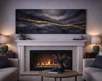 Abstrakcyjny obraz na płótnie – kolekcja Meridian. Południk Burzowy – Kamień Północy – Welon Żaru – Południk Granatowy – Nad Sofą – 20x20, 24x24, 30x30