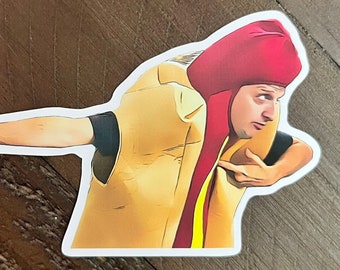 I Think You Should Leave Hot Dog Sticker #2 | Matte Vinyl | Free Shipping | Includes Free Bonus Sticker | Tim Robinson ITYSL | 3" Decal