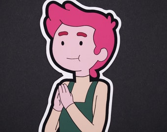 Fionna & Cake Gary Prince + Free Shipping + Free Adventure Time Bonus Sticker + 3" Sticker Decal Matte Vinyl + Princess Bubblegum