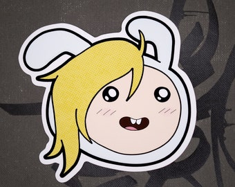 Fionna & Cake Sticker + Free Shipping + Free Adventure Time Bonus Sticker + Finn and Jake + 2" 3" 4" 5" Sticker Decal Matte Vinyl