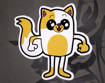 Fionna & Cake Sticker + Free Shipping + Free Adventure Time Bonus Sticker + Finn and Jake + 3" Sticker Decal Matte Vinyl