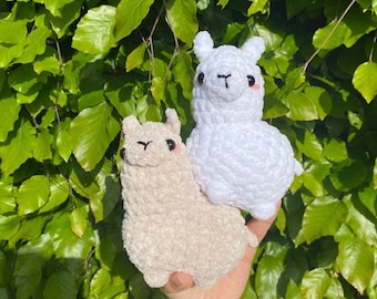 Crochet Mini Llama Alpaca Plushie - Handmade Amigurumi Llama Plush Toy - Llama Alpaca Gift - Custom Made To Order