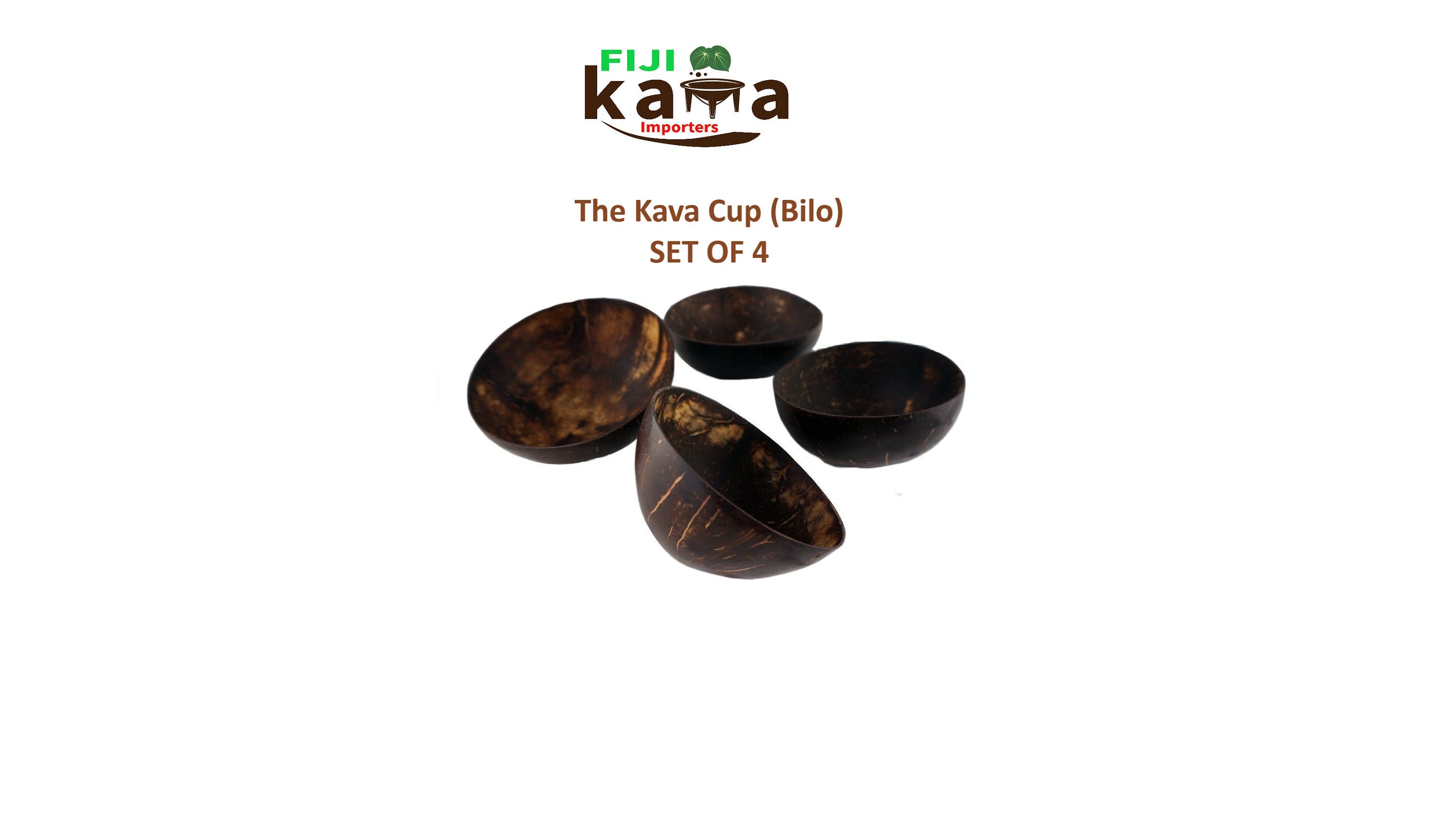 Kava Cup bilo 100 Natural Fiji Kava Style Coconut Shell Etsy