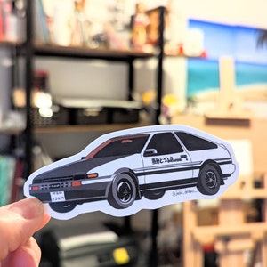Fujiwara Tofu Shop autosticker | Ae86 | |Toyota "Hachi Roku" | JDM-sticker | Japanse sticker | Initiaal D |  Waterdichte vinylsticker