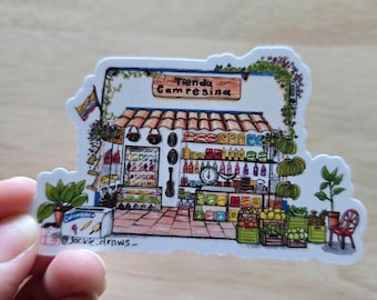Colombian Tienda Campesina Sticker: Waterproof Vinyl Decal