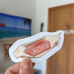Bocadillo Sticker | Guava Snack | Colombian Sticker | Vinyl Waterproof Sticker | Foodie Sticker / Latina Sticker