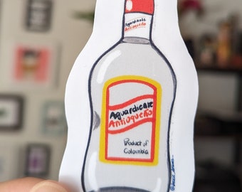 Colombian Aguardiente Sticker: Waterproof Vinyl Decal