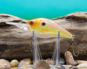 Sunburst Shad. Custom Painted Diving Crankbait Fishing Lure.